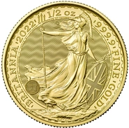 2022 1/2oz Gold Britannia Coin