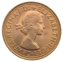 1966 Gold Sovereign - Elizabeth II Young Head