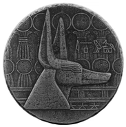 Egyptian Relics Anubis Silver Coin 5oz