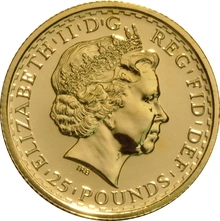 2001 1/4oz Gold Britannia Coin