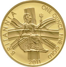 2011 Proof Britannia Gold 4-Coin Boxed Set