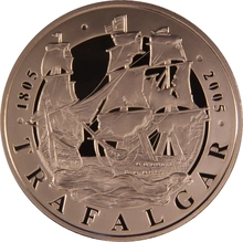 2005 Proof Gold £5 Coin Quintuple Sovereign Battle of Trafalgar