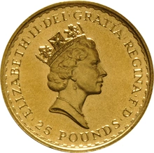 1989 1/4oz Gold Britannia Coin