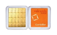 20 x 1g Gold Bar Valcambi CombiBar