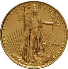 2008 1/10oz American Eagle Gold Coin