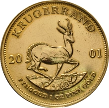 2001 Krugerrand Gold Coin 1oz