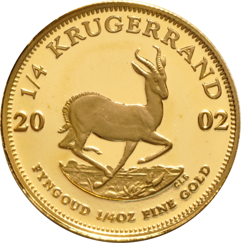 2002 Proof 1/4oz Krugerrand Gold Coin