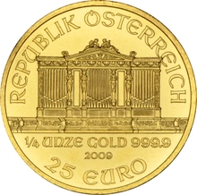 2009 1/4oz Austrian Gold Philharmonic Coin
