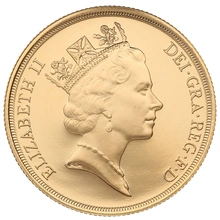 1990 Proof £2 Coin Gold Double Sovereign