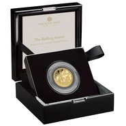 2022 Proof 1oz The Rolling Stones Gold Coin Music Legends Boxed