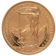 1989 Proof 1/4oz Gold Britannia Coin