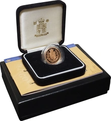 2002 Proof Gold Sovereign Boxed
