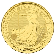 2021 1/2oz Gold Britannia Coin