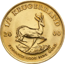 2000 1/2oz Krugerrand Gold Coin