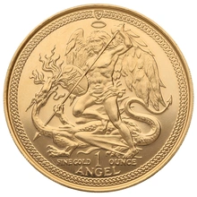 1985 Isle of Man Angel Gold Coin 1oz