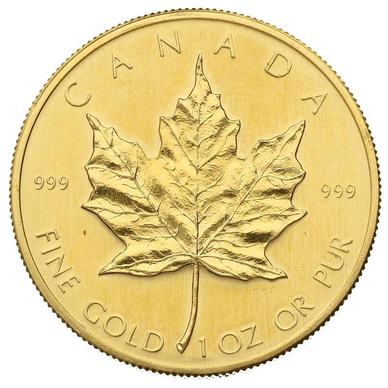 1981 Canadian Maple Leaf Gold Coin 1oz