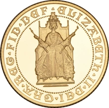 1989 Proof Gold Sovereign Coin Elizabeth II