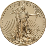 2016 1/2oz American Eagle Gold Coin
