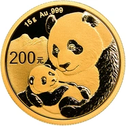2019 15g Chinese Panda Gold Coin