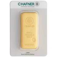 1kg Gold Bar C. Hafner Cast