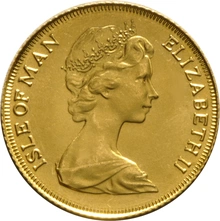 1979 Isle of Man Gold Half Sovereign Elizabeth II Decimal Head