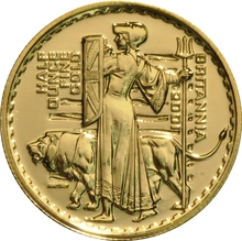 2001 1/2oz Gold Britannia Coin