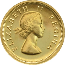 1956 £1 Gold Coin South Africa Elizabeth II