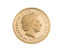 2001 Proof 1/4oz Gold Britannia Coin Boxed