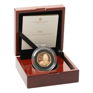 2021 Proof 50p Gold Coin Owl Boxed