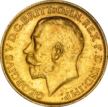 1926 Gold Sovereign - King George V - M NGC MS60