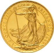 1987 1/2oz Gold Britannia Coin