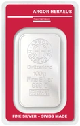 100g Silver Bar Argor-Heraeus