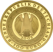 Proof German 100 Euro Gold Coin 1/2oz