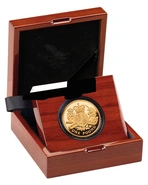 2015 Proof Gold 1 Pound Coin UK Royal Arms Shield Boxed