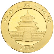 2009 1/10 oz Gold Chinese Panda Coin