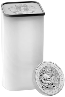 2026 Queen's Lion - Tudor Beasts 2oz Silver Coin