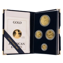 1989 Proof Gold Eagle 4 Coin Set Boxed