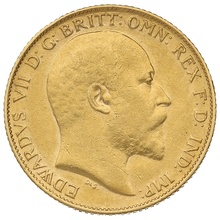 1903 Gold Half Sovereign - King Edward VII - London