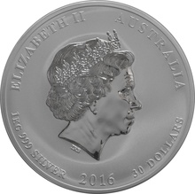 1 Kilo Australian Lunar Year of the Monkey Silver Coin