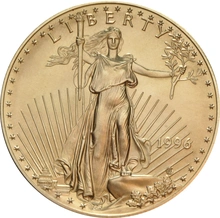 1996 American Eagle Gold Coin 1oz