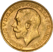 1925 Gold Sovereign Coin George V Perth NGC MS62