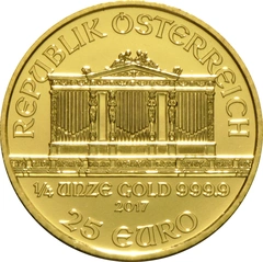 2017 1/4oz Austrian Gold Philharmonic Coin