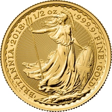 2018 1/2oz Gold Britannia Coin