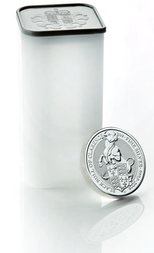 10 x 2oz Silver Coin, Black Bull of Clarence - Queen's Beast