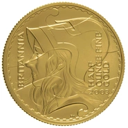2003 Proof 1/2oz Gold Britannia Coin