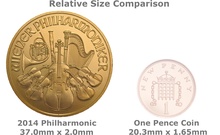 2014 1oz Austrian Gold Philharmonic Coin