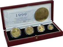 1999 Proof Gold Britannia 4 Coin Set Boxed
