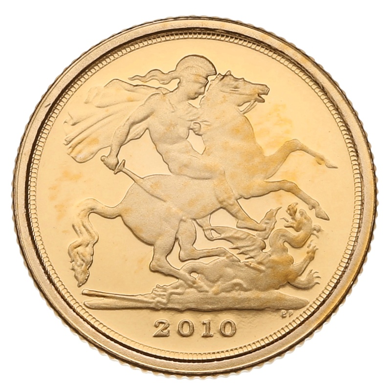 2010 Proof Quarter Sovereign