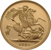 1995 Proof Gold Sovereign 3 Coin Set Boxed