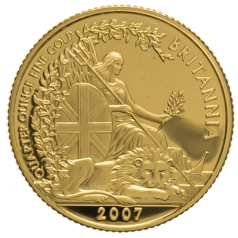2007 Proof 1/4oz Gold Britannia Coin